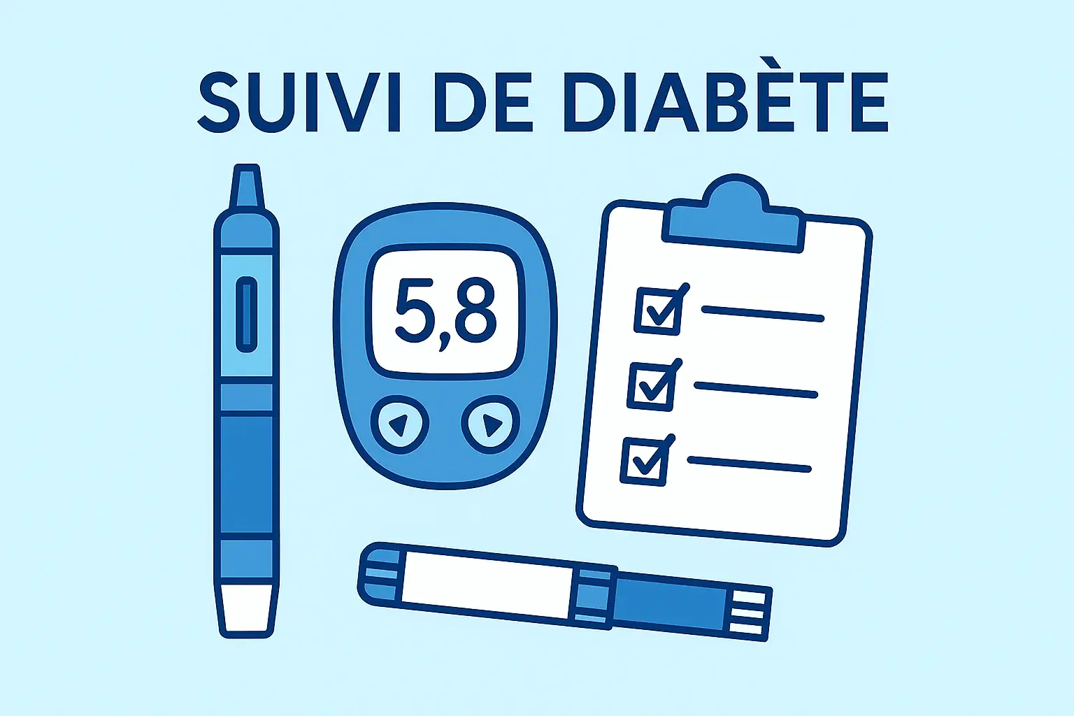 Suivi du diabète à domicile et au cabinet à Toulon